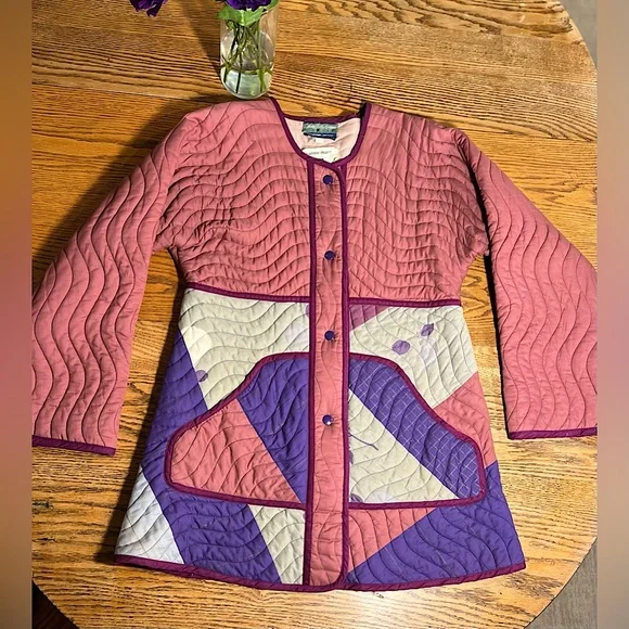 Rare! Vintage late 70’s Jeanne Marc quilted jacket for Saks - Picture 1 of 7